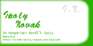 ipoly novak business card